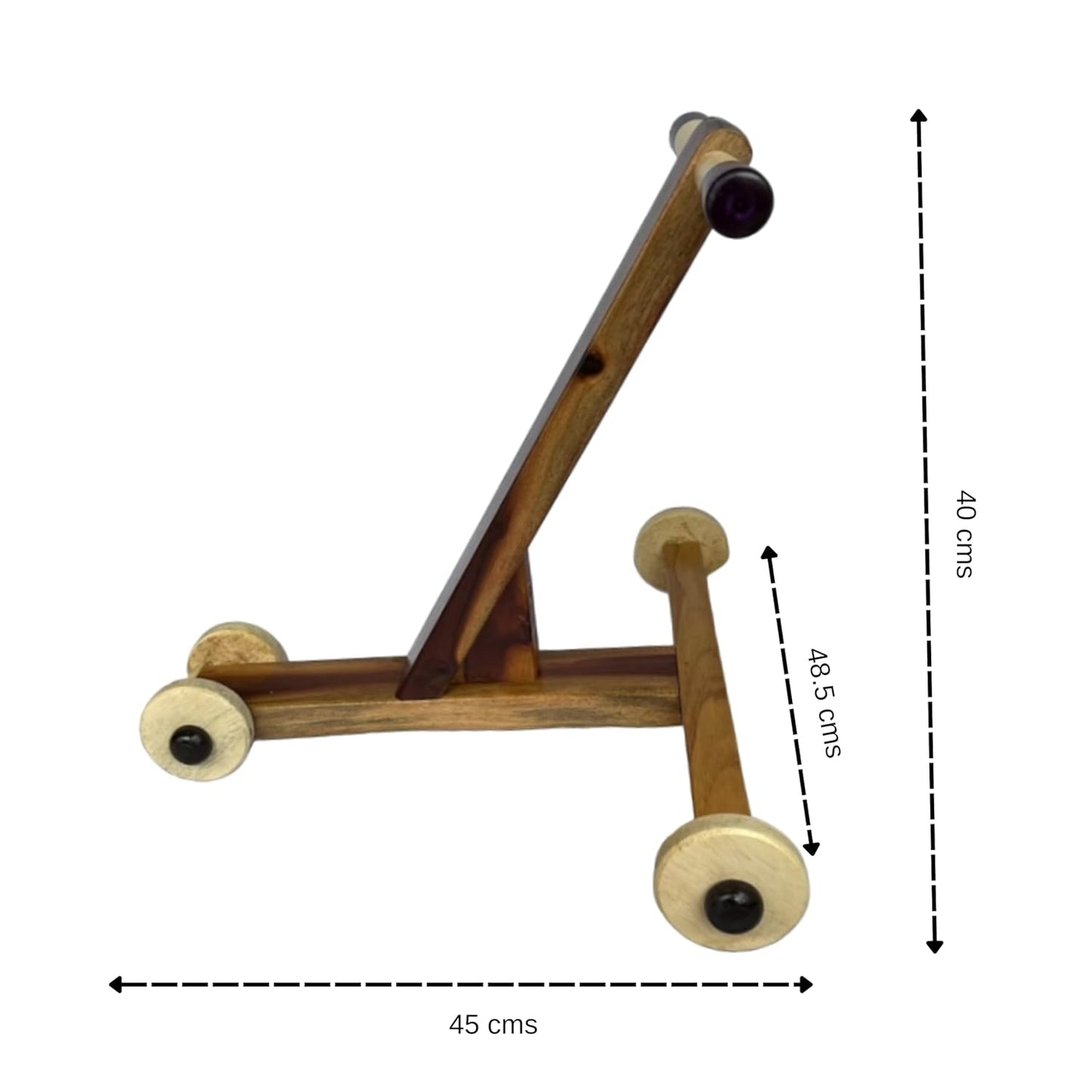 Klevina Wooden Baby Walker | Eco-Friendly, Safe & Stable Infant Walker
