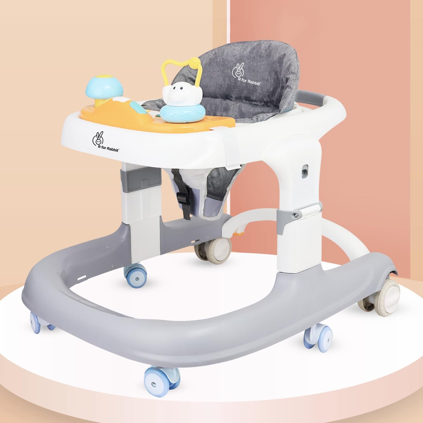 Rovilo Little Feet Sportz Musical Push Baby Walker for Boys & Girls Aged 9–18 Months – Fun Activity Walker