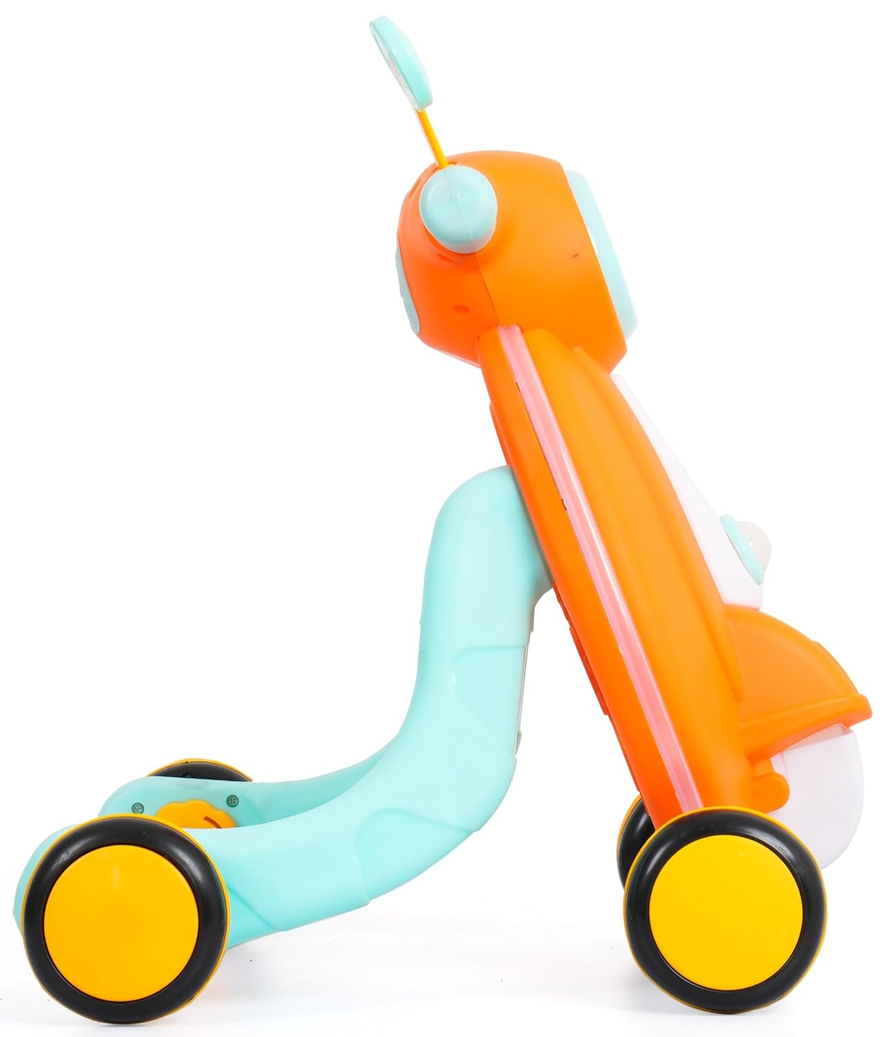 Grindle Tiny Step Baby Walker – Early Learning Activity Center with Lights, Sounds & Ball Game, Push Walker for Babies