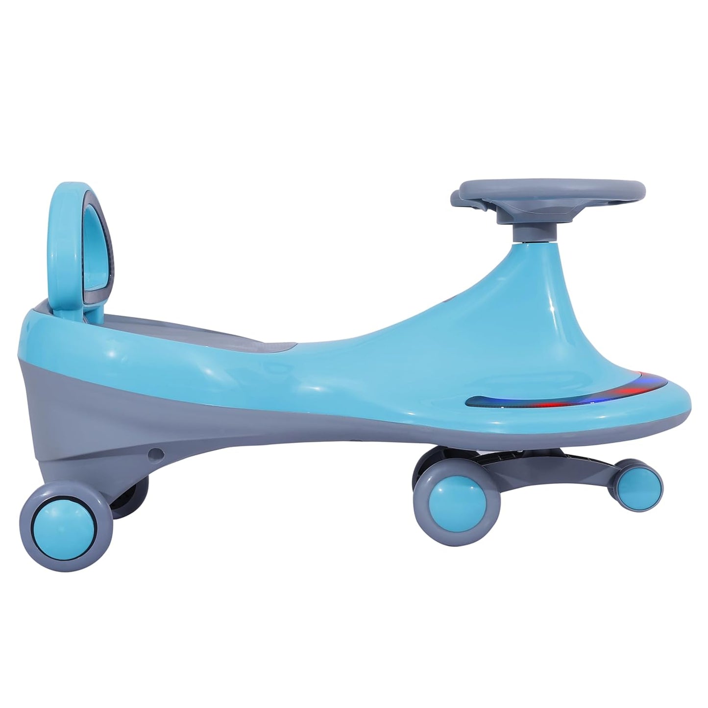 KIVRO Twister Ride-On Swing Car for Kids Aged 1-5 | Musical Magic Car with Flashing Lights