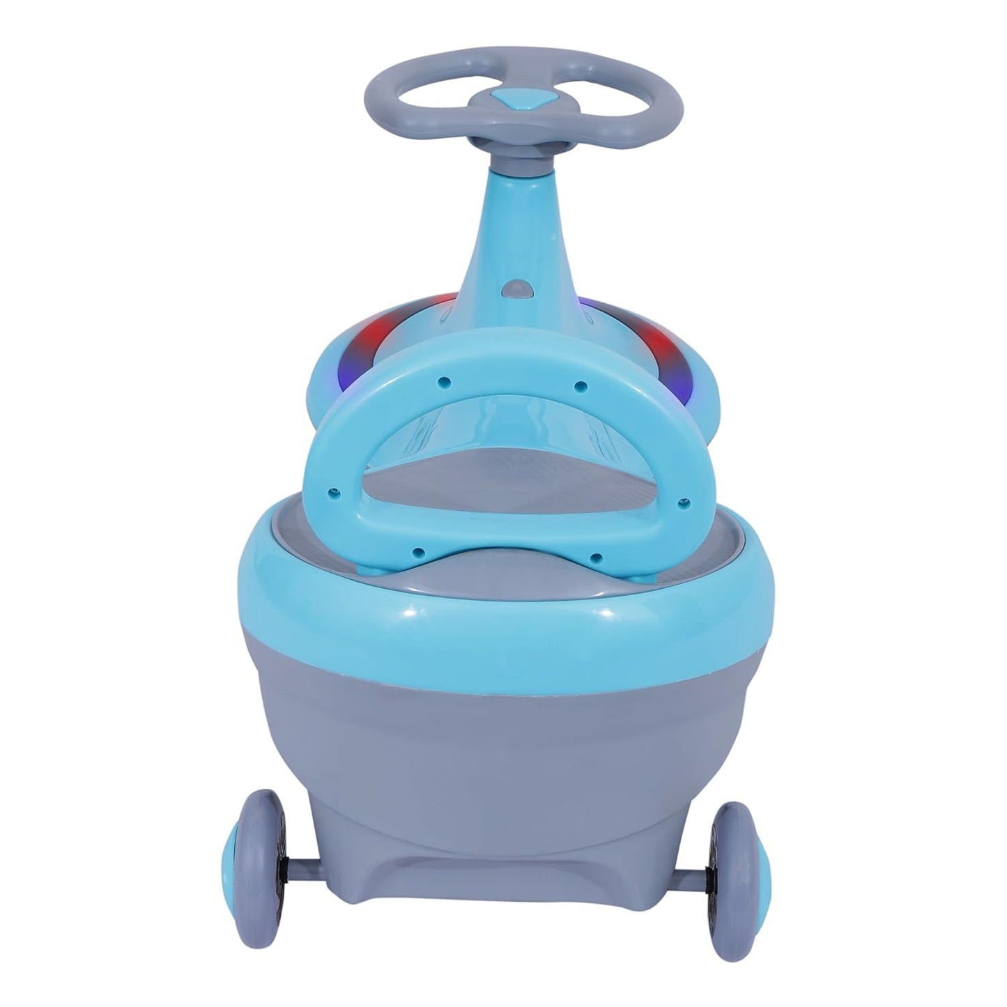 KIVRO Twister Ride-On Swing Car for Kids Aged 1-5 | Musical Magic Car with Flashing Lights